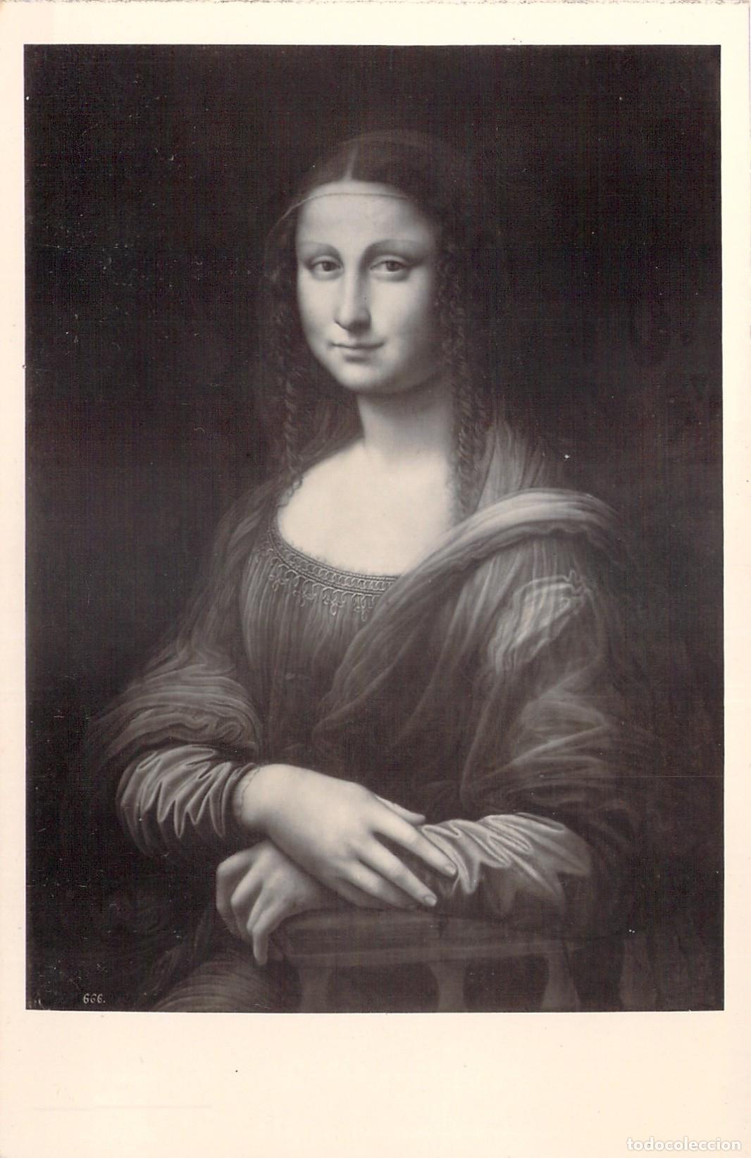 Postales: Postal de Arte Mona Lisa La Gioconda Museo del Prado Madrid