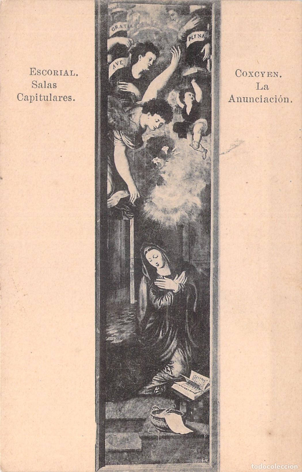Postales: Postal de El Escorial - La Anunciaci&oacute;n de Coxcyen, Salas Capitulares
