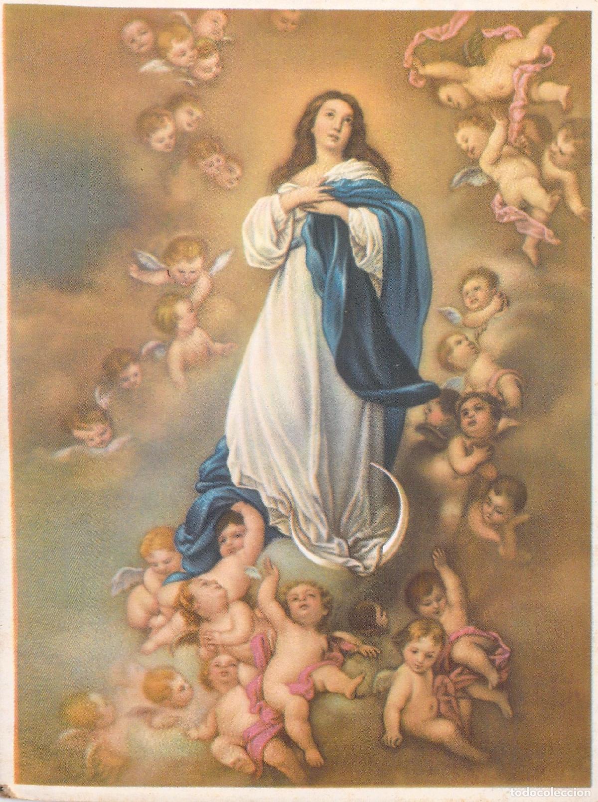 Postales: Postal de Arte La Inmaculada Concepci&oacute;n de Murillo Museo del Prado