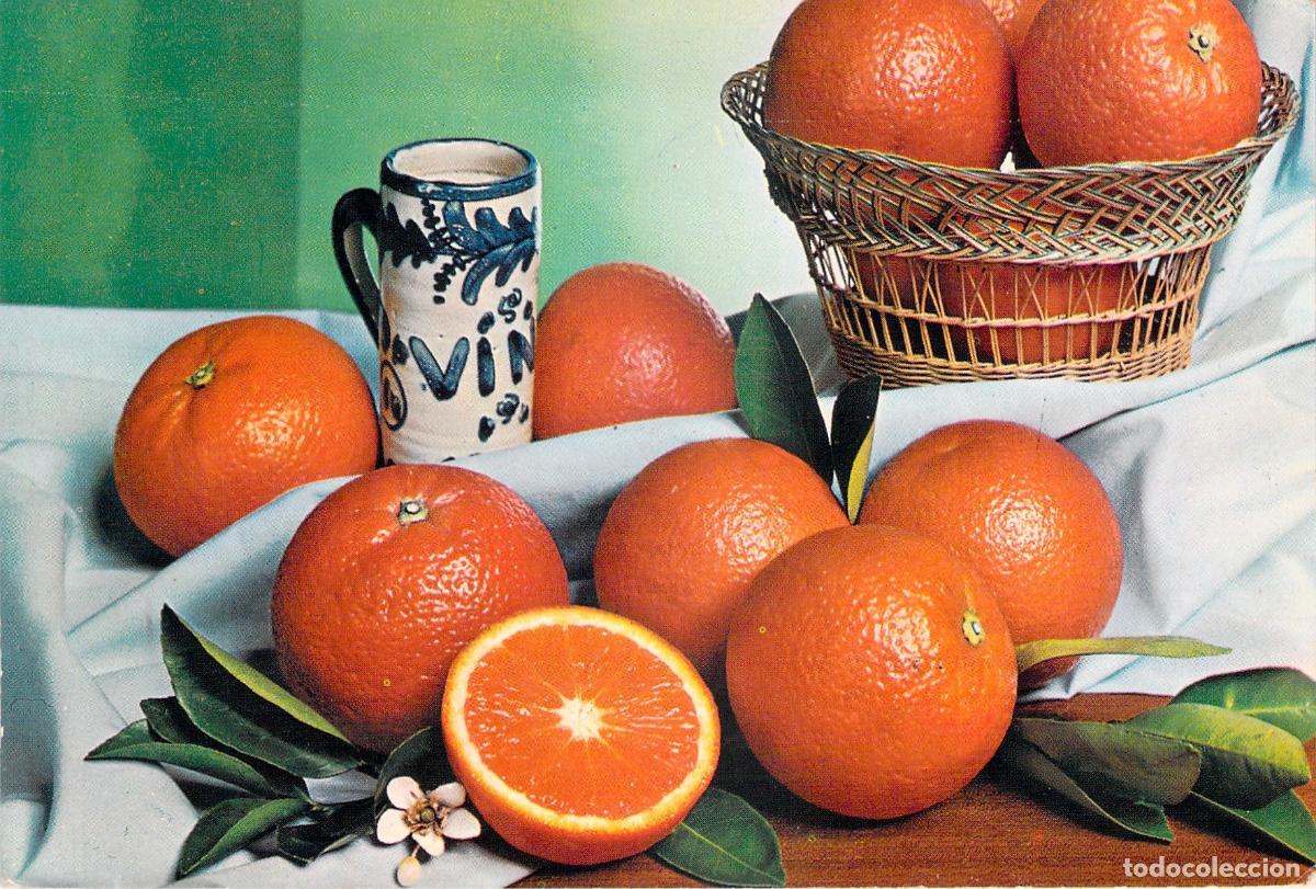 Postales: Postal Publicitaria Banco Hispano Americano Naranjas Salustiana