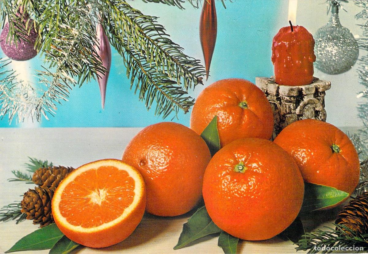 Postales: Postal Publicitaria de Naranjas Navel Banco Hispano Americano