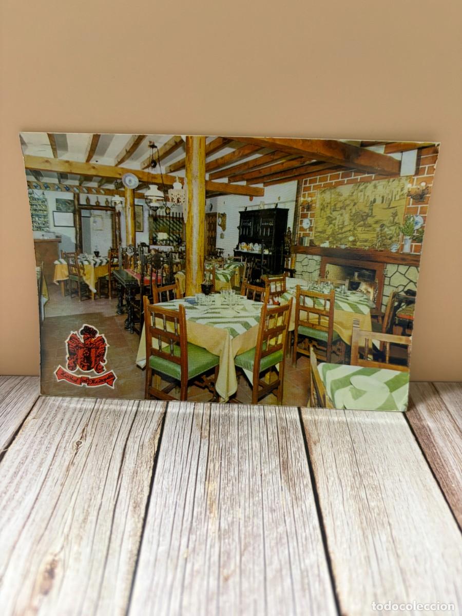 Postales: TARJETA POSTAL &ndash; HOSTAL DEL MARQUES &ndash; CARRETERA DE NAVACERRADA &ndash; MADRID