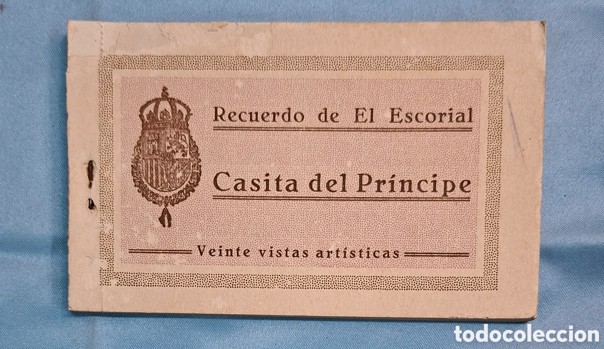 Postales: Folleto antiguo de postales titulado &rdquo;Recuerdo de El Escorial&rdquo;
