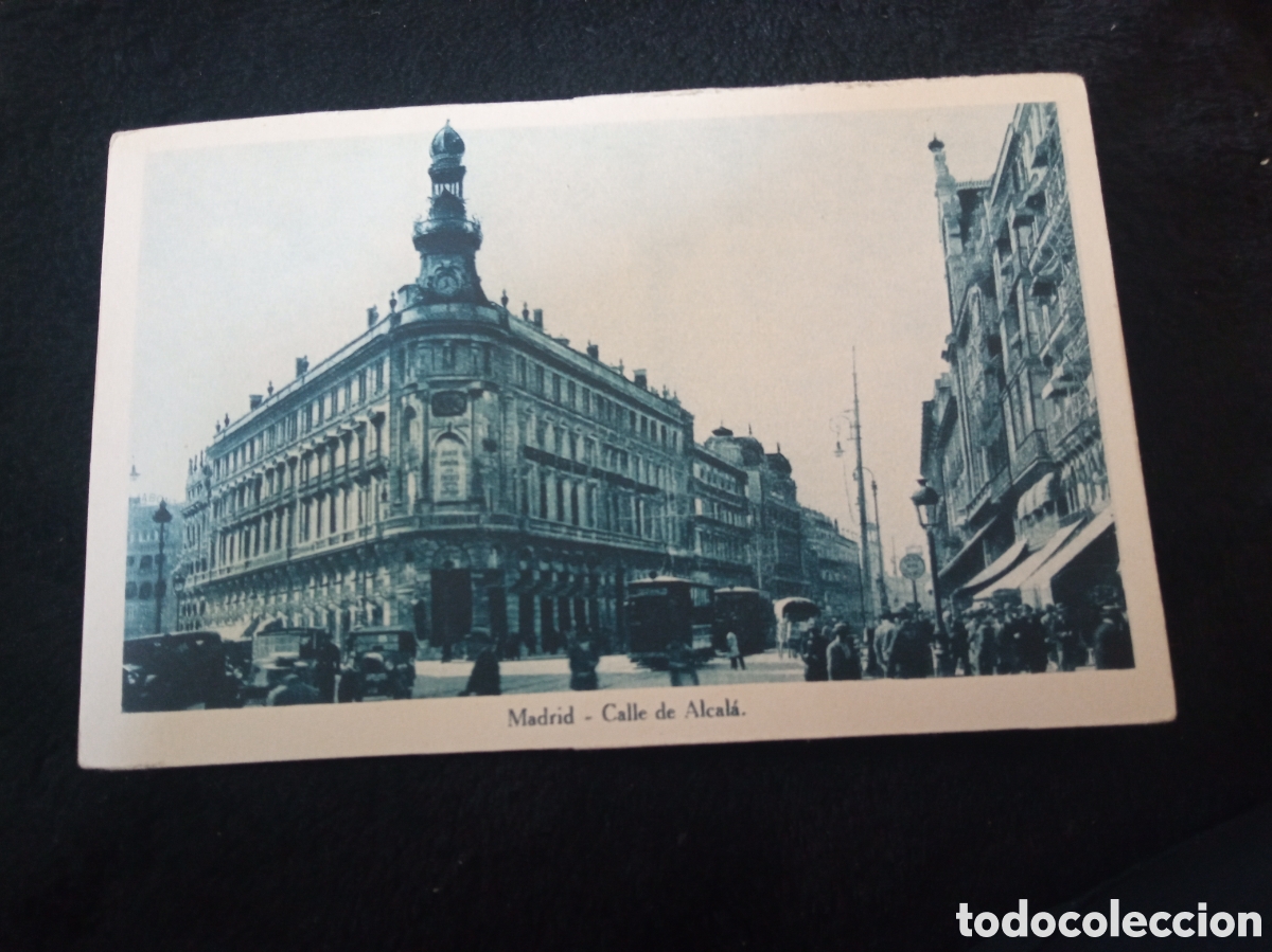 Postais: Antigua postal fotogr&aacute;fica, Madrid, Calle de Alcal&aacute;