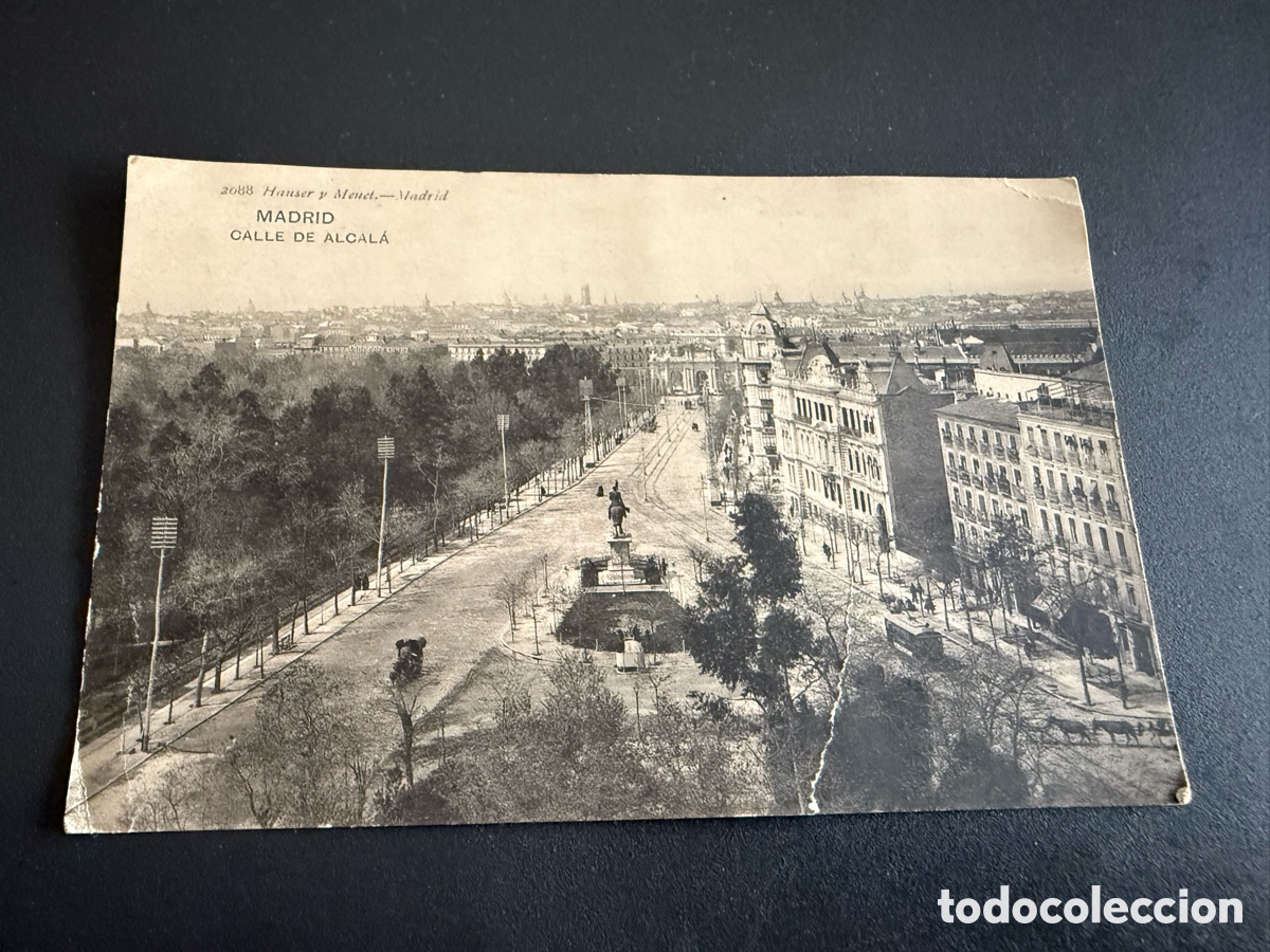 Postales: Postal. MADRID. Calle de ALCAL&Aacute;. 1913