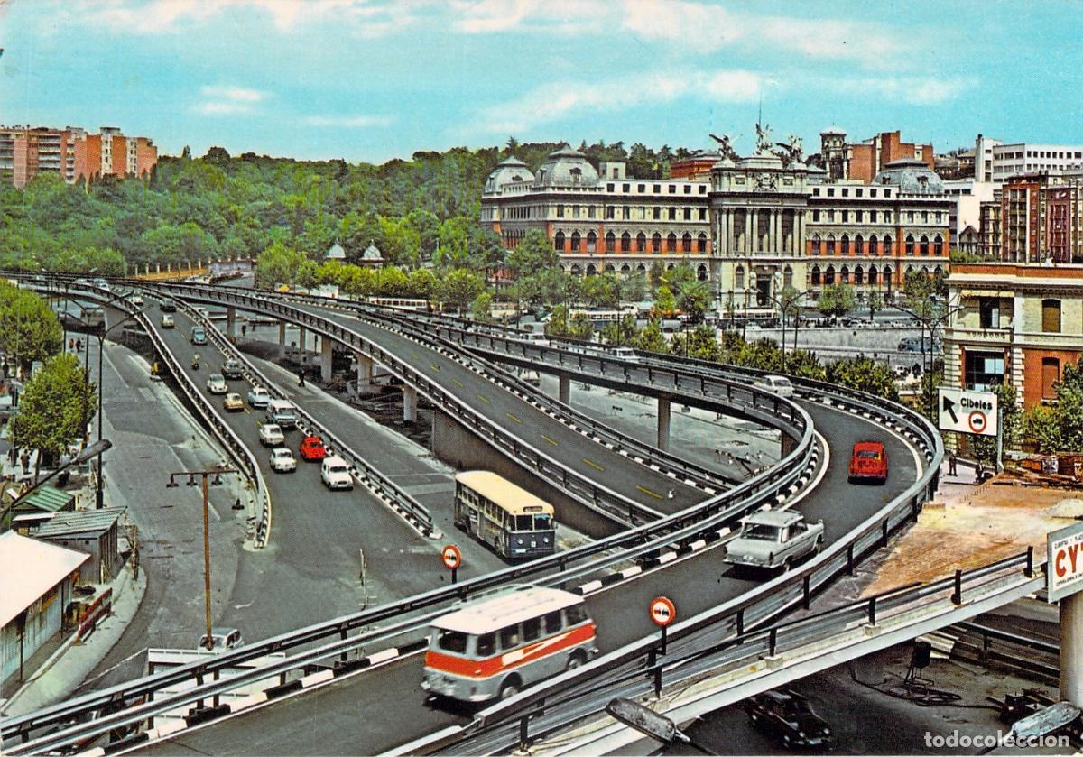 Postales: Postal de Madrid, Paso Elevado de la Glorieta de Carlos V, Atocha