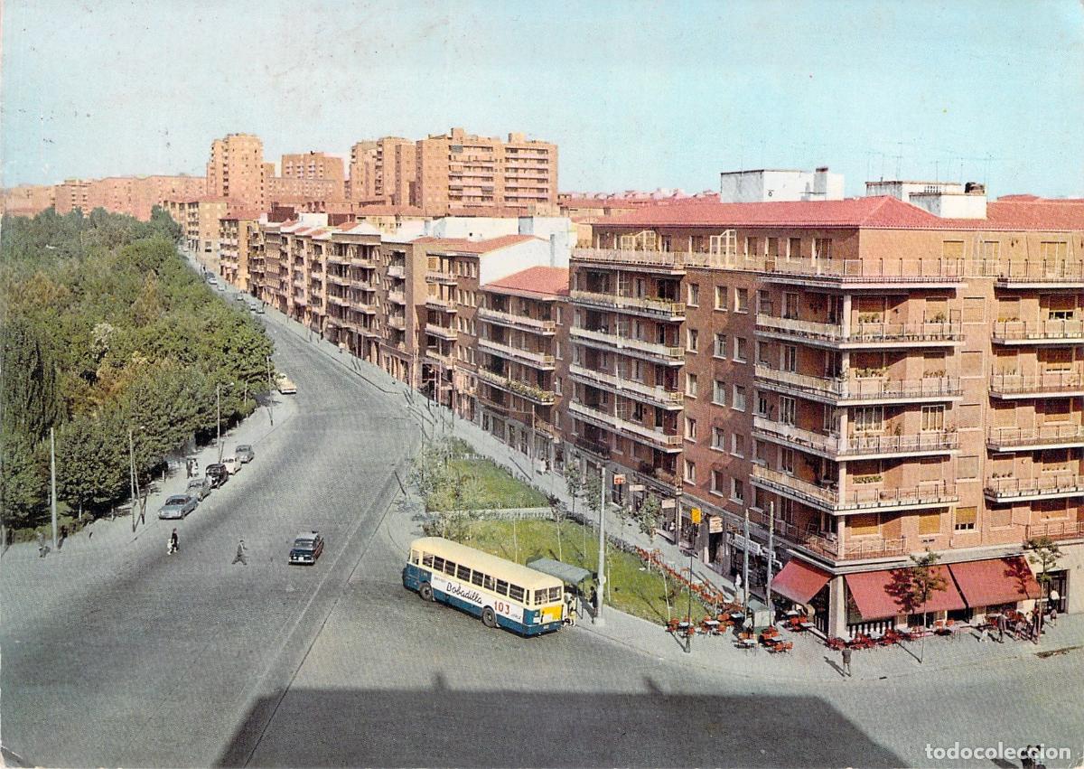 Postales: Postal de Madrid Barrio de la Concepci&oacute;n con Vista de la Calle