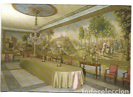 Postales: COMEDOR DE GALA. PALACIO DE LOS BORBONES.- MONASTERIO DE EL ESCORIAL