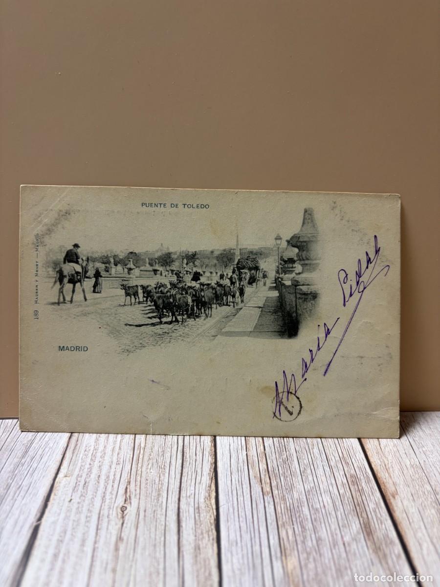Postales: TARJETA POSTAL. MADRID. 189.- PUENTE DE TOLEDO. HAUSER Y MENET