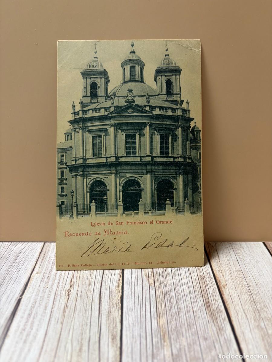 Postales: TARJETA POSTAL. MADRID. RECUERDO DE MADRID. IGLESIA DE SAN FRANCISCO EL GRANDE. 114. P. SANZ CALLEJA