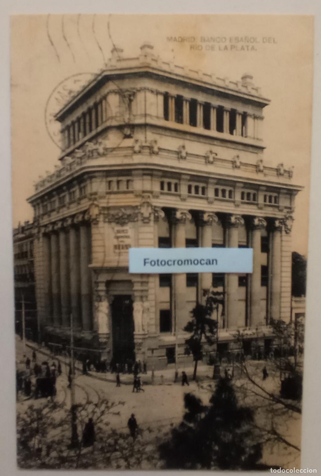 Postales: MADRID. BANCO ESPA&Ntilde;OL DEL R&Iacute;O DE LA PLATA. HAUSER Y MENET