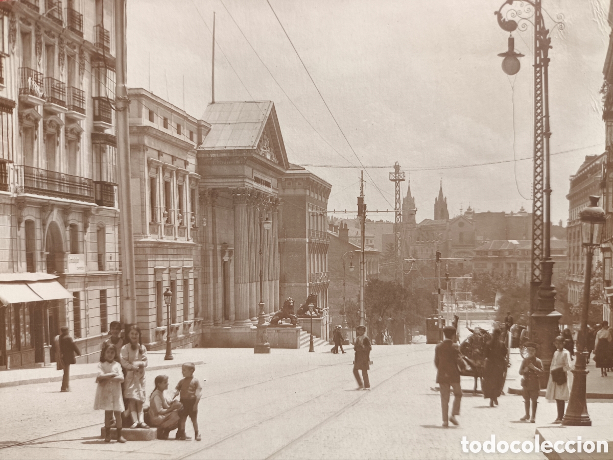 Postales: MADRID CARRERA DE LOS JERONIMOS POSTAL FOTOGR&Aacute;FICA C. 1925