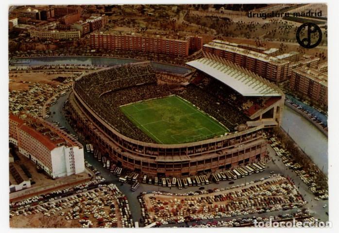 Postales: em04653 madrid estadio vicente calderon 1972 gallegos n&ordm;298 circulada atletico de madrid