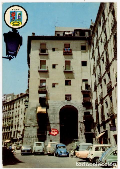 Postales: em04655 madrid arco de cuchilleros 1966 oscar color n&ordm;26 circulada 2cv seat 600 renault 4