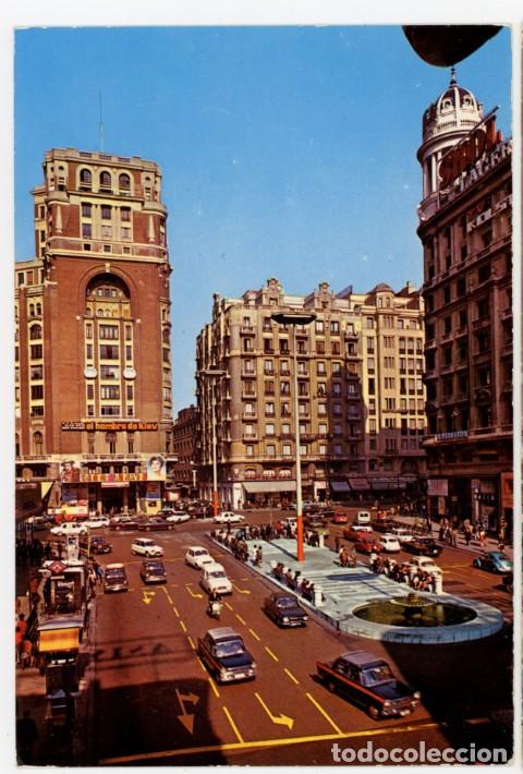 Postales: em04659 madrid plaza callao 1970 beascoa n&ordm;452 escrita coches