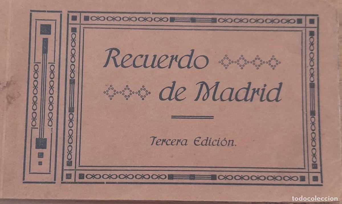 Postales: RECUERDO DE MADRID TERCERA EDICI&Oacute;N, NO FIGURA A&Ntilde;O DE EDICI&Oacute;N