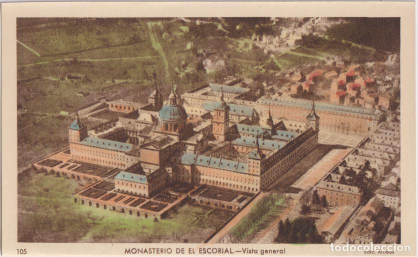 Postales: MONASTERIO DEL ESCORIAL - 3 POSTALES - VISTA GENERAL - S/C