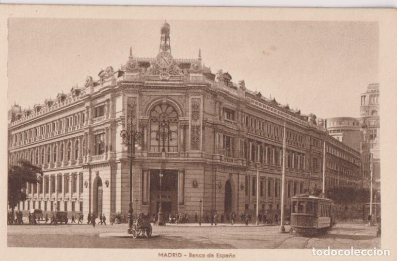 Postales: MADRID, BANCO DE ESPA&Ntilde;A - HUECOGRABADO DE KALLMAYER Y GAUTIER - S/C