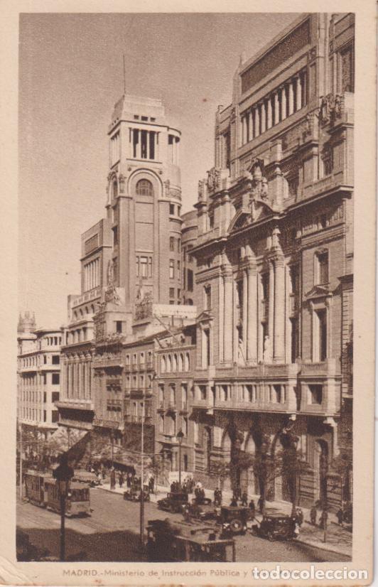 Postales: MADRID, MINISTERIO DE INSTRUCCI&Oacute;N P&Uacute;BLICA Y BELLAS ARTES - HUECOGRABADO DE KALLMAYER Y GAUTIER - S/C