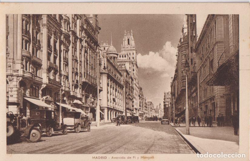 Postales: MADRID, AVENIDA DE PI I MARGALL - HUECOGRABADO DE KALLMAYER Y GAUTIER - S/C