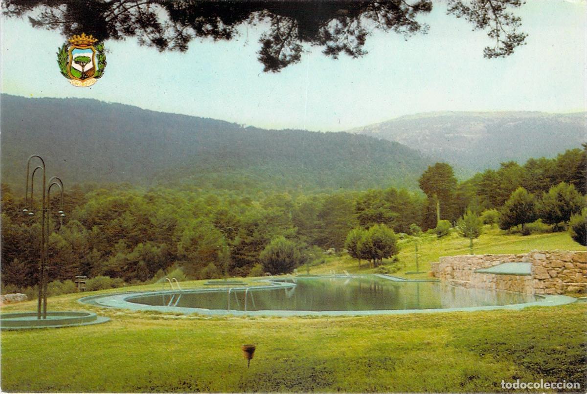 Postales: Postal de Cercedilla, Parque de Las Berceas y sus piscinas