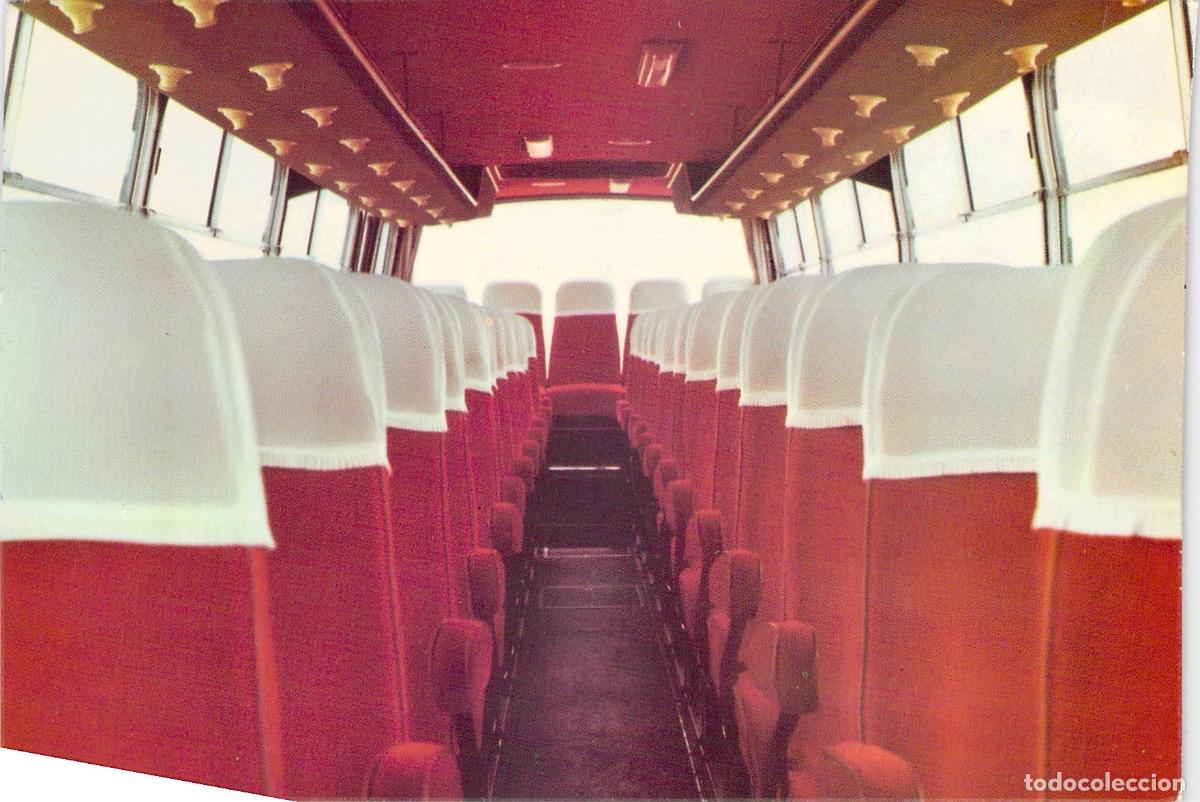 Postales: Postal del Interior de Autocar Tur&iacute;stico Trapsatur Espa&ntilde;a