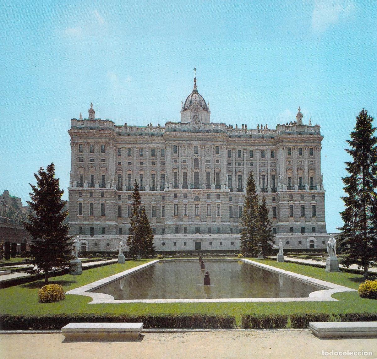 Postcards: Postal Palacio Real de Madrid Fachada Norte y Jardines