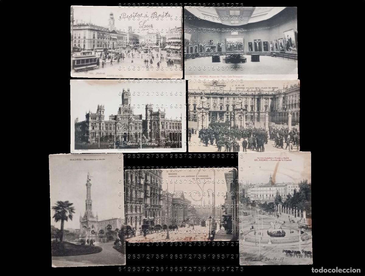 Postales: MADRID 7 POSTALES MUY ANTIGUAS U78