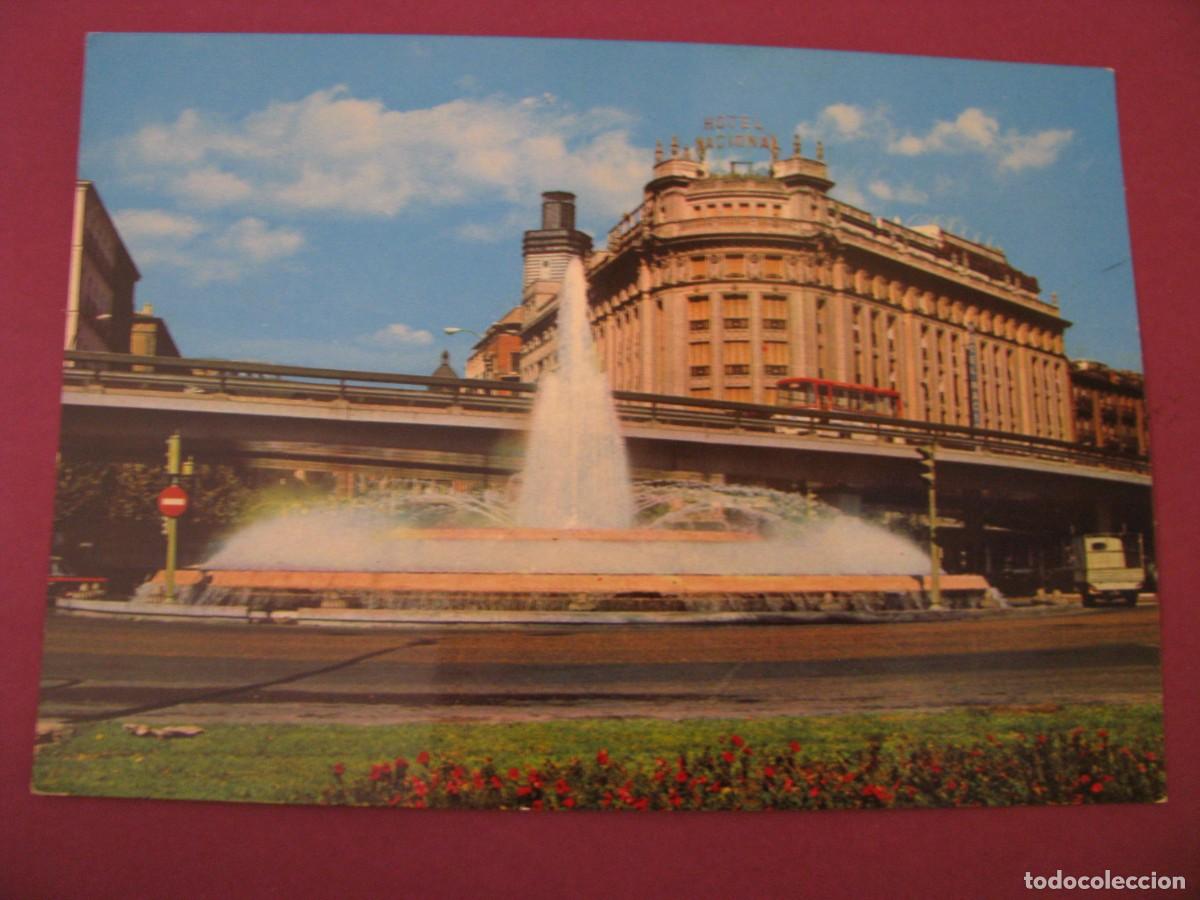 Postales: POSTAL DE MADRID. GLORIETA DEL EMPERADOR CARLOS V. POSTALES ALCALA. ESCRITA 1974
