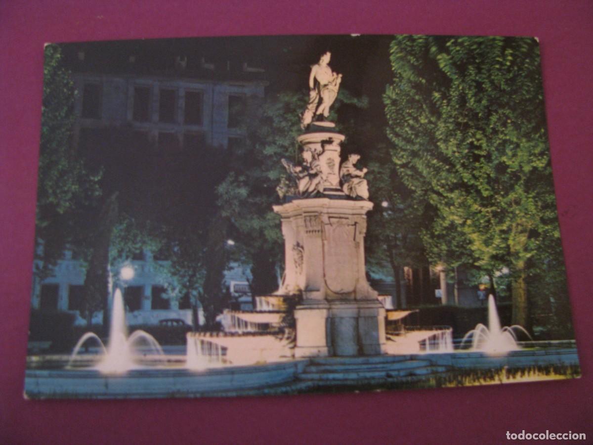 Postales: POSTAL DE MADRID. FUENTE DE APOLO NOCTURNA. BEASCOA. CIRCULADA.