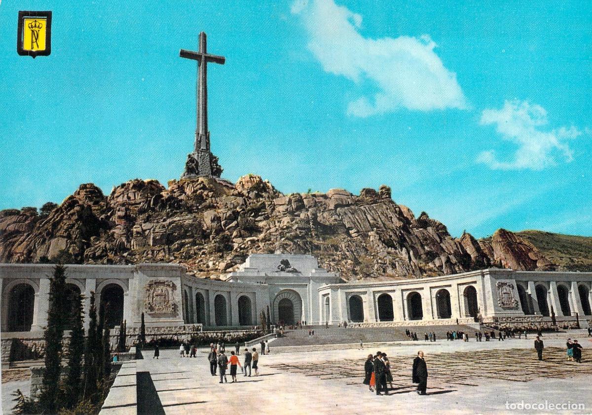 Postales: Postal Valle de los Ca&iacute;dos Explanada y Fachada Principal