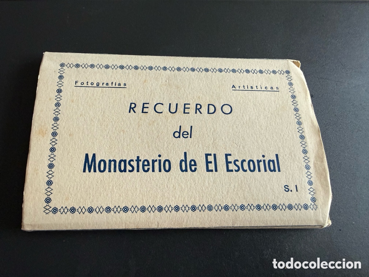 Postales: Bloc 10 postales. RECUERDO del MONASTERIO DEL ESCORIAL. S 1. Ed Arribas