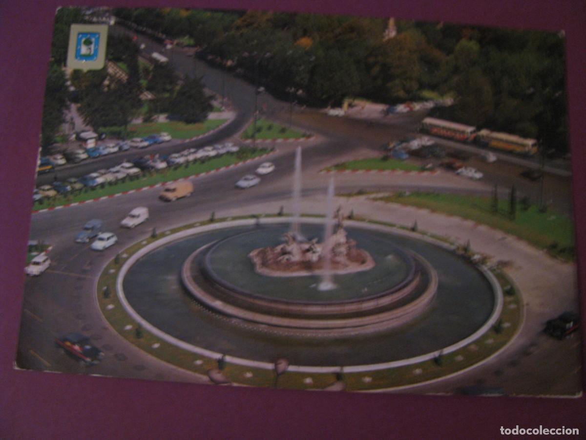 Postales: POSTAL DE MADRID. FUENTE DE NEPTUNO. DOMINGUEZ 212. CIRCULADA 1973