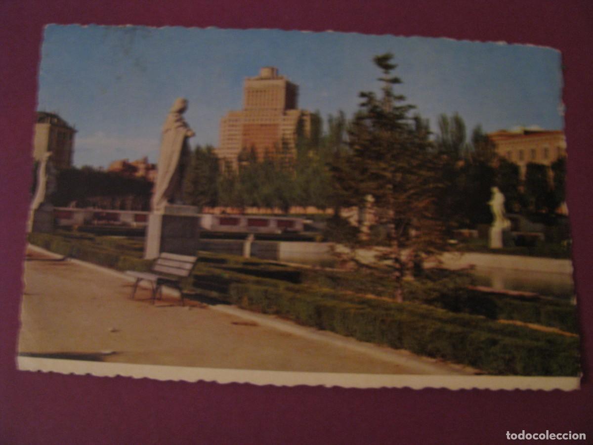Postales: POSTAL DE MADRID. JARDINES DE SABATINI. HELIOTIPIA ARTISTICA. 30. CIRCULADA