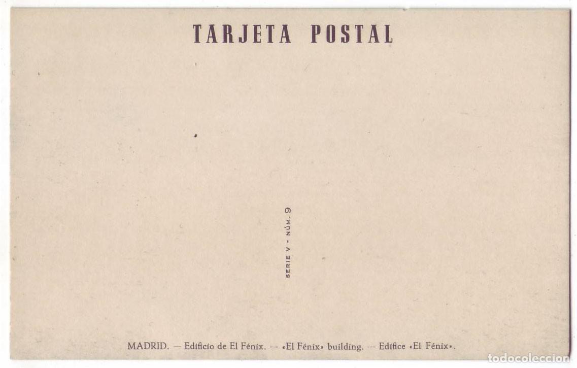 Postales: Madrid: Edificio de El F&eacute;nix. No circulada (A&ntilde;os 50) - Foto 2