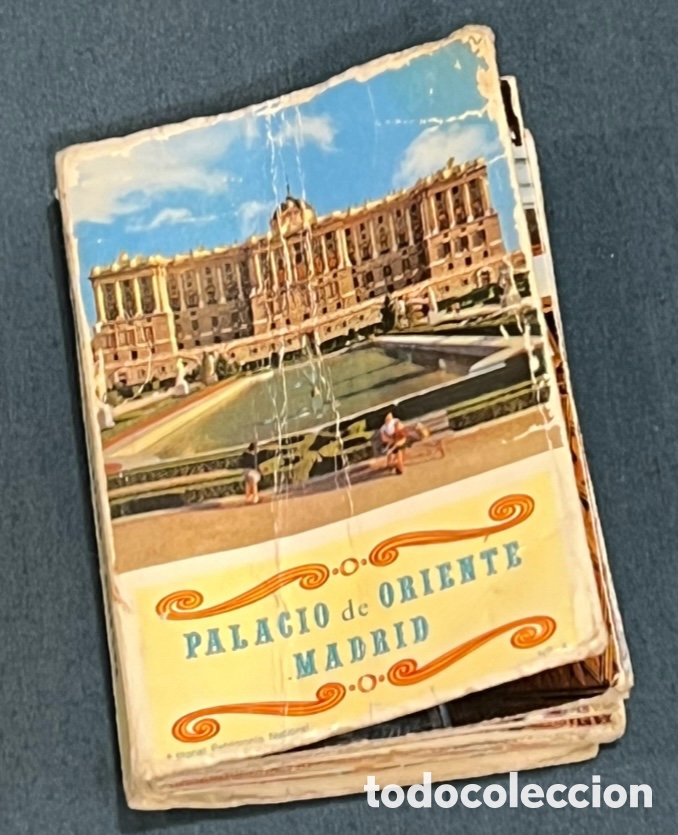 Postales: Postales de racimo. Con libreto. Palacio de Oriente. Madrid. A&ntilde;os 70.