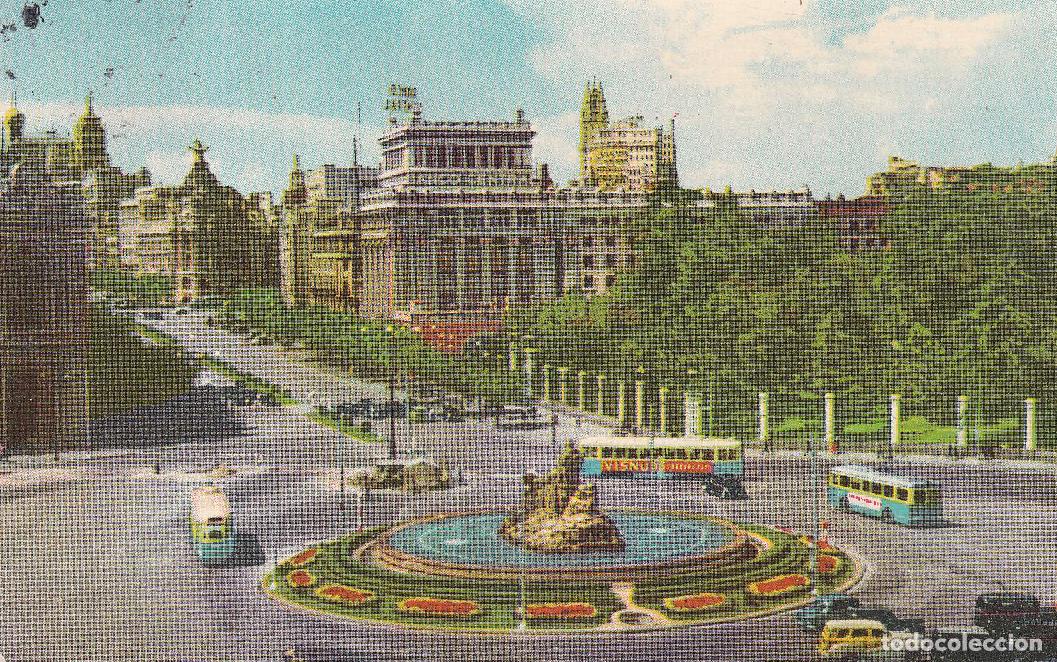 Postales: MADRID - CIBELES Y CALLE DE ALCAL&Aacute;