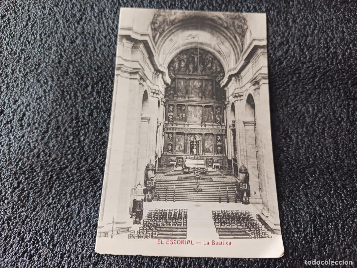 Postales: el escorial, LA BASILICA, fotpia. casta&ntilde;eira alvarez y levenfeld, hijo de nicolas serrano