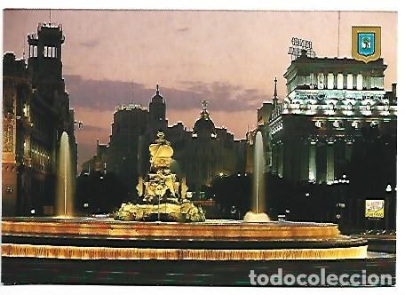 Postales: FUENTE DE LA CIBELES - FOUNTAIN OF LA CIBELES.- MADRID