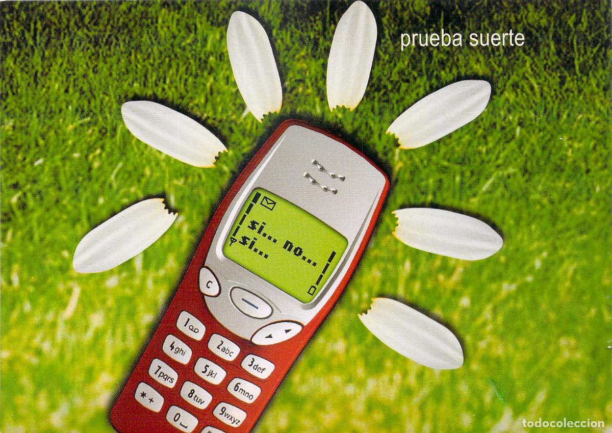 Postales: Postal Publicitaria Vodafone Vizzavi Tel&eacute;fono M&oacute;vil Chat a 2