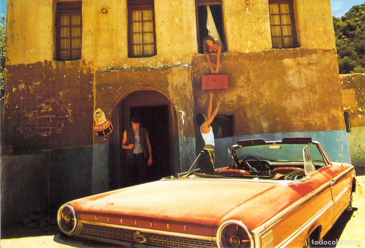 Postales: Postal de Publicidad Chesterfield Express Check-out Coche Cl&aacute;sico