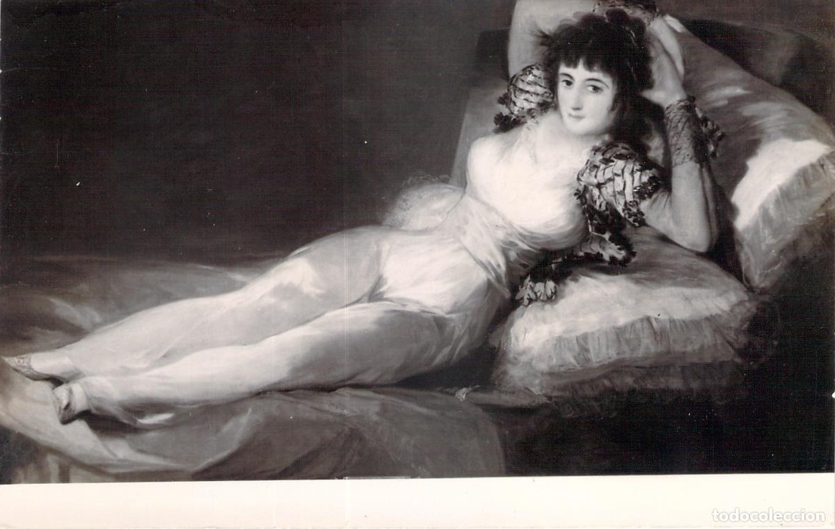 Postales: Postal de Arte Goya La Maja Vestida Museo del Prado Madrid