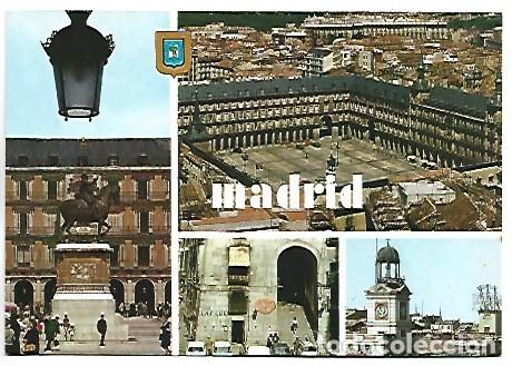 Postales: PLAZA MAYOR / ARCO DE CUCHILLEROS / PUERTA DEL SOL.- MADRID