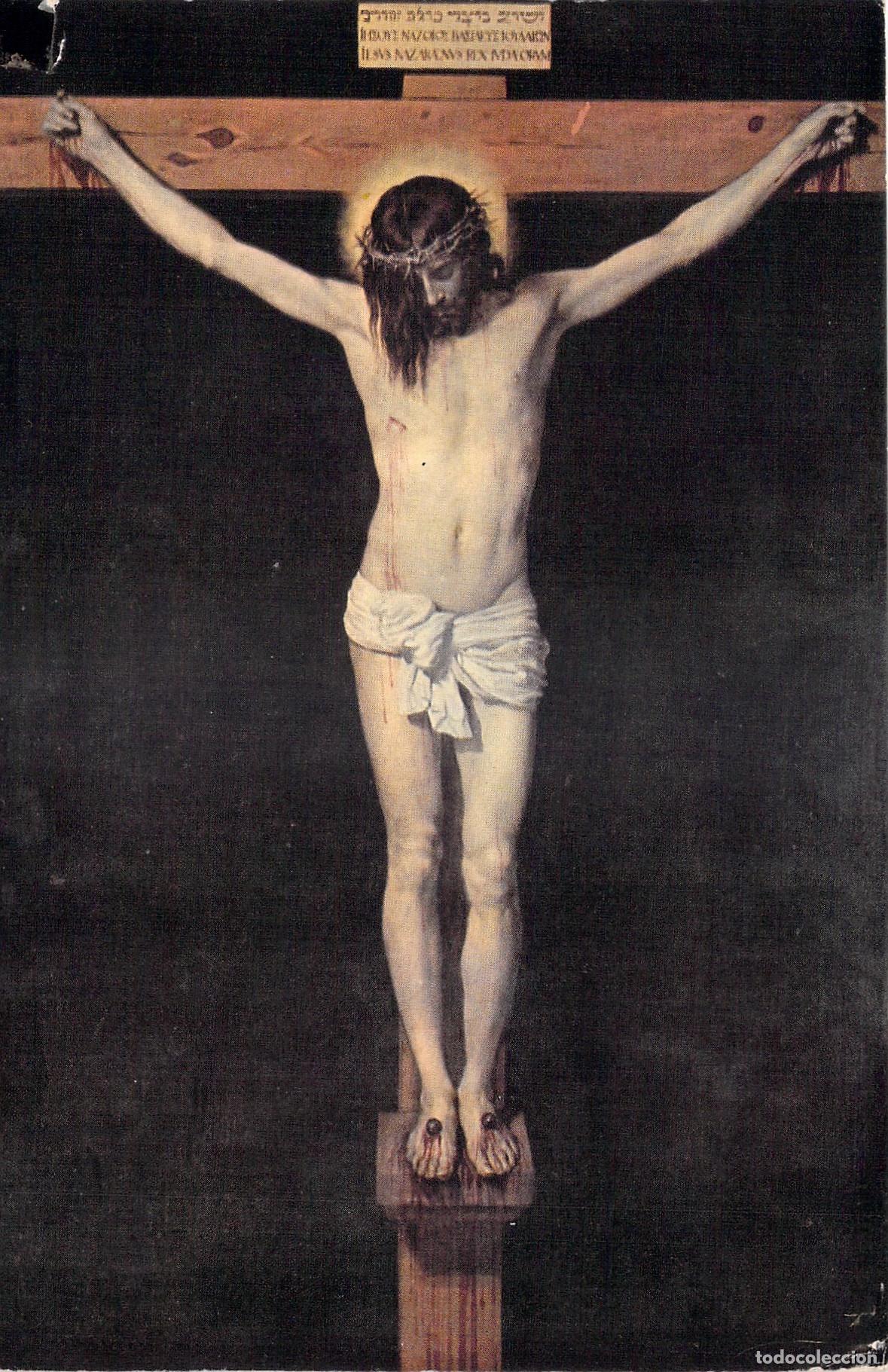 Postales: Postal Cristo Crucificado de Vel&aacute;zquez Museo del Prado
