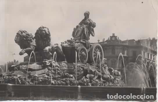 Postales: MADRID ESCRITA FUENTE DE CIBELES