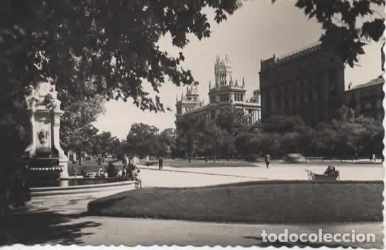 Postales: MADRID ESCRITA MINISTERIO DE MARINA Y PALACIO DE CORREOS