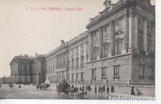Postales: MADRID SIN ESCRIBIR PALACIO REAL