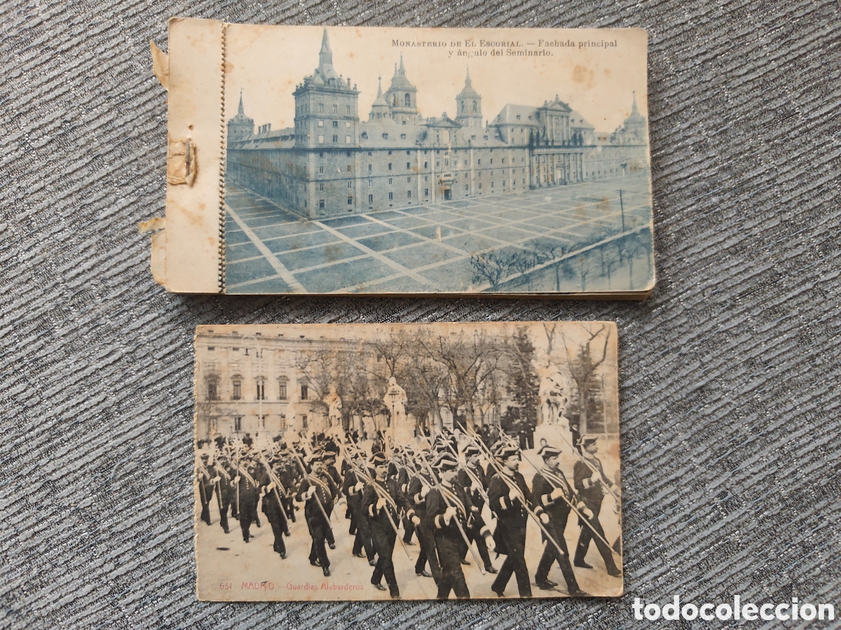 Postales: LOTE POSTALES MADRID Y ESCORIAL. FOTOTIPIA CASTANEIRA, &Aacute;LVAREZ Y LEVENFELD. FOTOTIPIA J. ROIG.