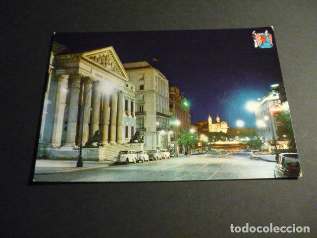 Postales: MADRID PALACIO DE LAS CORTES Y PLAZA DE NEPTUNO