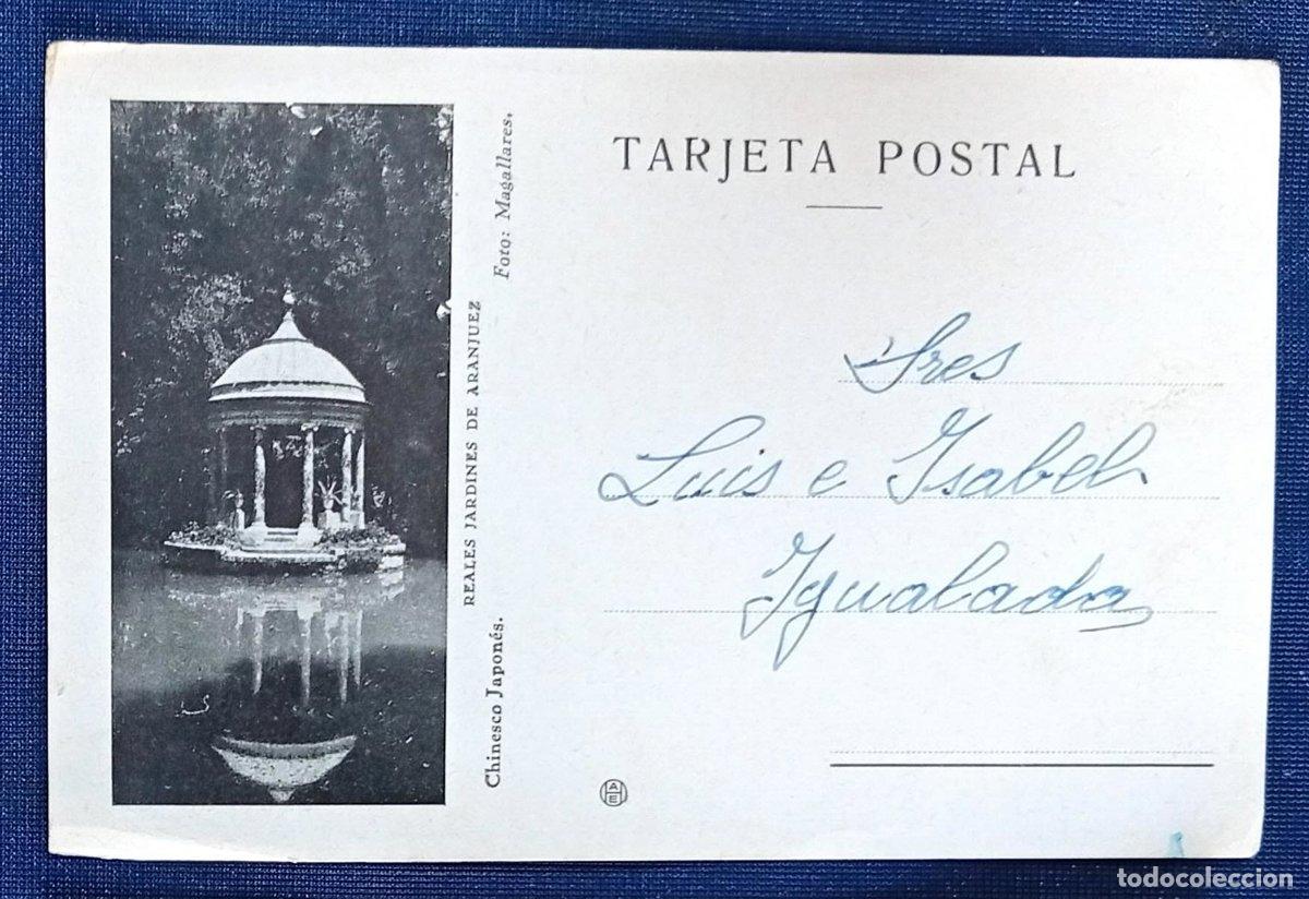 Postales: REALES JARDINES DE ARANJUEZ. CHINESCO JAPON&Eacute;S. FOTO MAGALLANES, ANTERIOR A 1906.